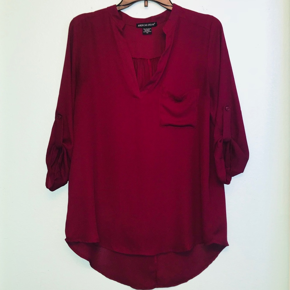 Burgundy women’s Blouse